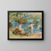 Drengere i naturen, Guernsey - Pierre-Auguste Renoir — indrammet kunstværk på væggen