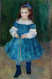 Fille med hoppe reb Portræt af Delphine Legrand - Pierre-Auguste Renoir — visning af kunstværket