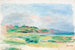 Golfe, hav, grønne klipper - Pierre-Auguste Renoir — visning af kunstværket