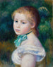 Head of Young Girl Tête de jeune fille - Pierre-Auguste Renoir — visning af kunstværket