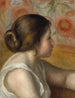 Tête de jeune fille - Pierre-Auguste Renoir — visning af kunstværket
