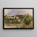 Huse i en park - Pierre-Auguste Renoir — indrammet kunstværk på væggen