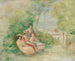Unge kvinder i en have - Pierre-Auguste Renoir — visning af kunstværket
