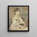 Julie Manet - Pierre-Auguste Renoir — indrammet kunstværk på væggen