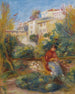 La Terrasse à Cagnes - Pierre-Auguste Renoir — visning af kunstværket