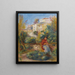 La Terrasse à Cagnes - Pierre-Auguste Renoir — indrammet kunstværk på væggen
