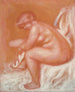 La toilette eller Kvinde, der tørres af - Pierre-Auguste Renoir — visning af kunstværket
