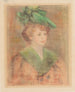 Dame med grøn hat - Pierre-Auguste Renoir — visning af kunstværket
