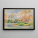 Landskab II - Pierre-Auguste Renoir — indrammet kunstværk på væggen