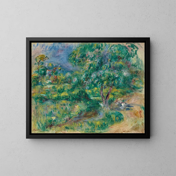 Le Bal - Pierre-Auguste Renoir — indrammet kunstværk på væggen