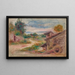 Le Chemin du village - Pierre-Auguste Renoir — indrammet kunstværk på væggen