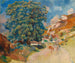 Le Grand Arbre au Bord de la Route - Pierre-Auguste Renoir — visning af kunstværket