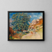 Le Grand Arbre au Bord de la Route - Pierre-Auguste Renoir — indrammet kunstværk på væggen