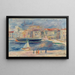 Le Port de Saint-Tropez - Pierre-Auguste Renoir — indrammet kunstværk på væggen
