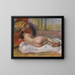 Le Repos - Pierre-Auguste Renoir — indrammet kunstværk på væggen