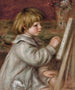 Le petit peintre Claude Renoir - Pierre-Auguste Renoir — visning af kunstværket