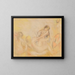 Les Baigneuses au crabe I - Pierre-Auguste Renoir — indrammet kunstværk på væggen