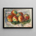 ferskner - Pierre-Auguste Renoir — indrammet kunstværk på væggen