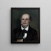 Léonard Renoir Le père des artistes - Pierre-Auguste Renoir — indrammet kunstværk på væggen