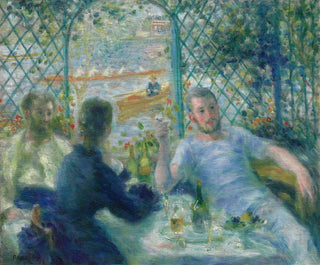 Frokost på restauranten Fournaise - Pierre-Auguste Renoir — visning af kunstværket