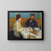 Morgenmad i solskin - Pierre-Auguste Renoir — indrammet kunstværk på væggen