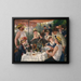 Morgenmad for kanoverne - Pierre-Auguste Renoir — indrammet kunstværk på væggen