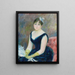 Madame Léon Clapisson - Pierre-Auguste Renoir — indrammet kunstværk på væggen