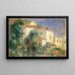 Maison de la Poste Cagnes - Pierre-Auguste Renoir — indrammet kunstværk på væggen