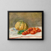 Melon og tomater - Pierre-Auguste Renoir — indrammet kunstværk på væggen
