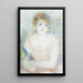 Mlle Jeanne Samary - Pierre-Auguste Renoir — indrammet kunstværk på væggen