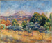 Mont Sainte-Victoire - Pierre-Auguste Renoir — visning af kunstværket