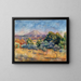 Mont Sainte-Victoire - Pierre-Auguste Renoir — indrammet kunstværk på væggen