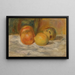 Naturtro frugt - Pierre-Auguste Renoir — indrammet kunstværk på væggen