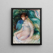 Pas assis - Pierre-Auguste Renoir — indrammet kunstværk på væggen