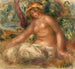 Nu siddende - Pierre-Auguste Renoir — visning af kunstværket