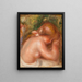 Nude Torso of Young Girl Torse nu de jeune fille - Pierre-Auguste Renoir — indrammet kunstværk på væggen