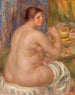 Nu af bagfra - Pierre-Auguste Renoir — visning af kunstværket
