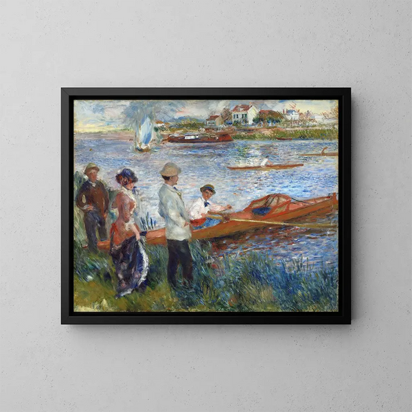 Rameurs à Chatou - Pierre-Auguste Renoir — indrammet kunstværk på væggen