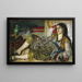 Odalisque - Pierre-Auguste Renoir — indrammet kunstværk på væggen