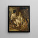 Parisiennes in Algerisk Kostume eller Harem - Pierre-Auguste Renoir — indrammet kunstværk på væggen