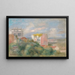 Landskab af Montmartre - Pierre-Auguste Renoir — indrammet kunstværk på væggen