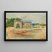 Landskab Saint-Chamas - Pierre-Auguste Renoir — indrammet kunstværk på væggen