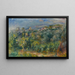 Landskaber fra Provence, Cagnes - Pierre-Auguste Renoir — indrammet kunstværk på væggen