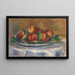 Pêches sur une Assiette - Pierre-Auguste Renoir — indrammet kunstværk på væggen