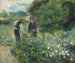 Cueillir des fleurs - Pierre-Auguste Renoir — visning af kunstværket