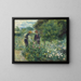 Cueillir des fleurs - Pierre-Auguste Renoir — indrammet kunstværk på væggen