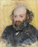 Portrait af Cézanne - Pierre-Auguste Renoir — visning af kunstværket