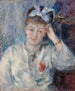 Portrait of Mademoiselle Marie Murer Portrait de Mademoiselle Marie Murer - Pierre-Auguste Renoir — visning af kunstværket