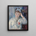 Portrait of Mademoiselle Marie Murer Portrait de Mademoiselle Marie Murer - Pierre-Auguste Renoir — indrammet kunstværk på væggen