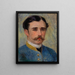 Portrait af mand Monsieur Charpentier - Pierre-Auguste Renoir — indrammet kunstværk på væggen